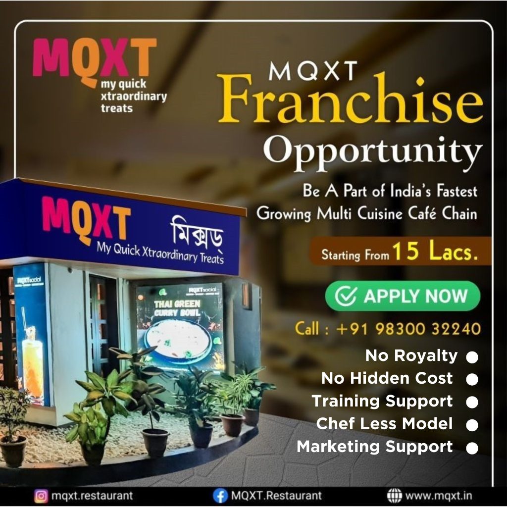 MQXT Cafe Franchise Kolkata